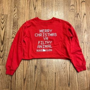 Home Alone Cropped Sweatshirt